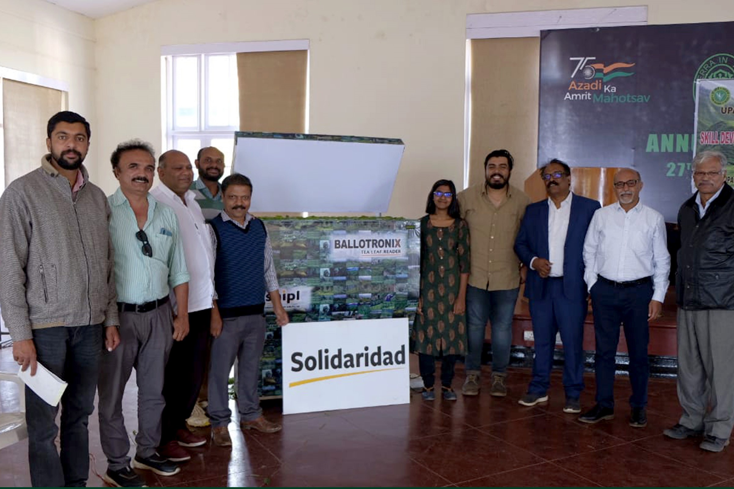 Ballotronix - The Tea Leaf Analyser demonstration at United Planters Association of South India at Coonoor, Tamilnadu, India
